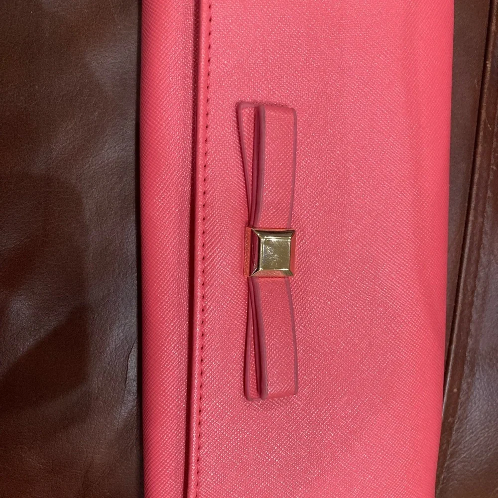 NWT Kate Spade Purse w/free clutch-warm guava
